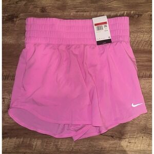 Nike Women's One Dri-FIT Ultra High-Waisted 3" Brief-Lined Shorts - Size Large